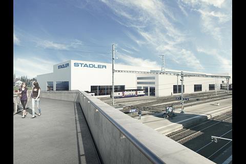 Stadler plans to produce double-deck EMUs at a new factory in St Margrethen.